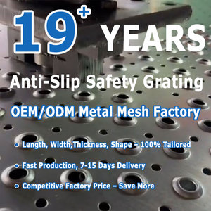Perf-O Grip Steel Decking Calibre 11 18 pulgadas Ancho 2 pulgadas Profundidad Panel de piso de techo Resistencia al deslizamiento Estándar ASTM