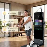IMBODY POWER S Pro Station de musculation tout-en-un en métal, Miroir de fitness intelligent, Appareil de musculation multifonction, Équipement d'entraînement de force, Triceps