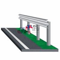 Vigas de Acero para Barandas de Seguridad en Carreteras, Vigas de Seguridad con Alta Resistencia y Superficie Galvanizada + Recubierta con Polvo