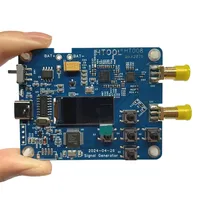 HT008 MAX2871 Sumber Sinyal 23.5-6000MHz Modul RF Terdiri dari Kontrol Serial CH2 Mendukung Peningkatan Regulasi Daya -25dB