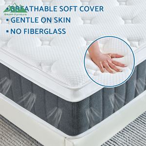 Лидер продаж, гелевая пена с эффектом памяти, натуральный латекс, пружинный матрас, ткань, складная двуспальная односпальная кровать, Популярная оптовая продажа - Product Image 5