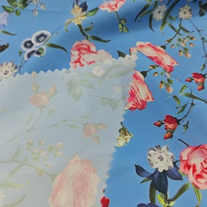 Tissu pour robe en polyester et élasthanne 75D imprimé, extensible sur quatre côtés - Product Image 5