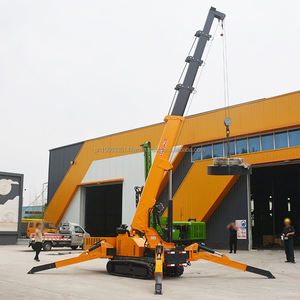 Grue à chenilles de levage de 8 tonnes Spidercrane Construction télescopique pliable Grue araignée Application multi-terrain - Product Image 3