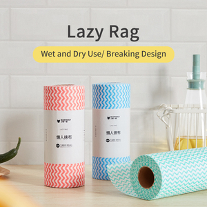 Chiffons de nettoyage jetables pour la cuisine, torchons lavables verts non tissés, lingettes multi-usages pour la vaisselle et le séchage des mains - Product Image 4