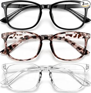 Lunettes carrées transparentes légères et mates pour femmes et hommes - Product Image 1