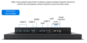 Nhà Máy fwe 10.4 15.6 inch công nghiệp tất cả-trong-một Bảng điều chỉnh PC Windows Intel Celeron i3 i5 Core 8 + 128 gam DDR3 RAM VGA màn hình cảm ứng - Product Image 6