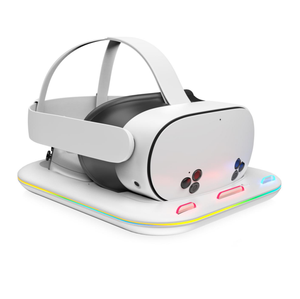 <span class=keywords><strong>Station</strong></span> de charge <span class=keywords><strong>VR</strong></span> pour Meta Quest 3/3S-Éclairage RVB - Product Image 1