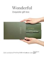 Carnet de notes en cuir haut de gamme avec logo personnalisé, carnet/agenda à feuilles mobiles de grande valeur, cadeau d'affaires