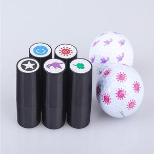 Tampon auto-encreur à séchage rapide en plastique et silicone pour balles de golf - Product Image 1