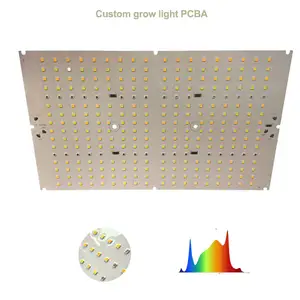 Free custom PCBA led grow light board 120W lm281b Epistar 660nm uv ir Samsung lm301h pcb