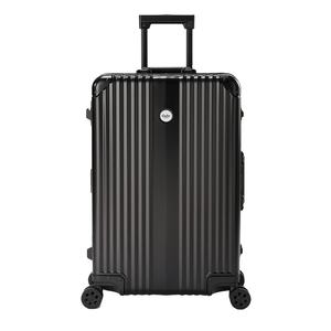 Wholesale Luxury Unisex <strong>Luggage</strong> High Quality Aluminum Suitcase with Alloy Frame Lock Modern 2 Sizes Stock for Travel - Product Image 4