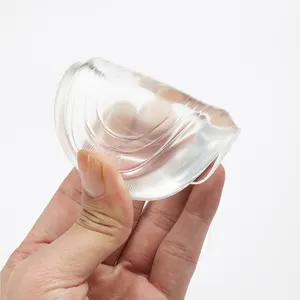 Talon de semelle intérieure en gel de <span class=keywords><strong>silicone</strong></span> transparent antichoc invisible pour femme - Product Image 1