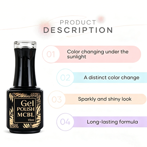 Vernis à ongles gel UV non toxique 15ml, effet œil de chat magnétique magique, 16 couleurs, pour <span class=keywords><strong>manucure</strong></span> DIY, style <span class=keywords><strong>French</strong></span>, pour salon de peinture d'ongles, marque privée - Product Image 1