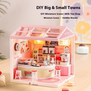 梦幻玩具DIY益智ABS塑料积木40件现代建筑比例1:<span class=keywords><strong>3</strong></span>儿童游戏屋照明舱 - Product Image 3