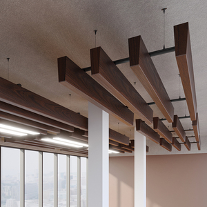 Sistema de Techos Acústicos Lineales con Acabado de Madera, Fibra de Poliéster, Decorativos y <span class=keywords><strong>Suspendidos</strong></span> - Product Image 5