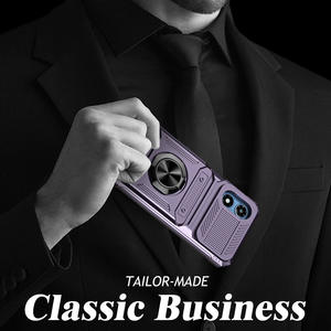 Pour T-Mobile REVVL 7 Pro <span class=keywords><strong>TCL</strong></span> 50XL 50SE Celero 24 Fente Pour <span class=keywords><strong>Carte</strong></span> Cas avec Anneau Magnétique Béquille De Protection Téléphone Cas Armure Couverture - Product Image 4