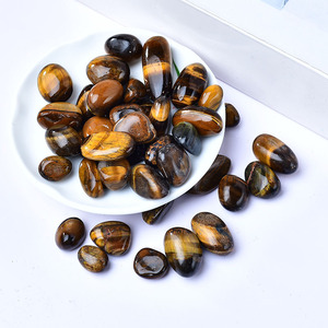 Các Nhà Sản Xuất Cung Cấp Tự Nhiên Tiger Eye Đá Lớn Hạt Đánh Bóng Nguyên Đá Tiger Eye Đá - Product Image 3