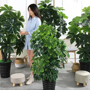 Bonsaï arbre bionique plante verte bonsaï arbre en pot en plastique