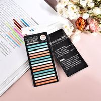 Marcadores Adhesivos para Libros, Notas Adhesivas Transparentes, Bonitas y Prácticas para Anotaciones y Lectura