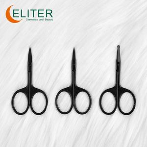 Eliter-Tijeras de acero inoxidable para uñas, color negro, para cortar cutículas - Product Image 5