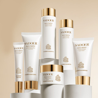 SADOER Ensemble de soins quotidiens nourrissants luxueux à la vitamine C et à la truffe blanche vegan, 6 pièces, hydratant, éclat radieux, doux, pour tous les types de peau