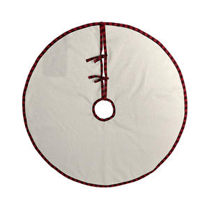 100cm LED Arbre <span class=keywords><strong>de</strong></span> Noël Jupe Décorations <span class=keywords><strong>de</strong></span> Noël Presse à chaud Sublimation Blancs Tapis <span class=keywords><strong>de</strong></span> base avec couvre-<span class=keywords><strong>pied</strong></span> - Product Image 6