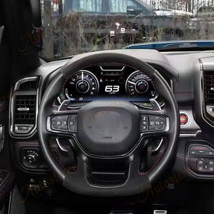 หน้าจอแสดงผลดิจิตอล Virtual Cockpit สำหรับรถยนต์ Dodge RAM ปี 2019-2023 หน้าจอแสดงความเร็วแบบดิจิตอล หน่วยความเร็วไมล์/กม. พร้อมจอแสดงผลบนแผงหน้าปัด - Product Image 5