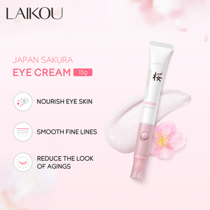 Laikou Japan Sakura Niacinamide Crema Contorno Occhi Elettronica con Rullo Riduce l'Aspetto di Invecchiamento, Occhiaie e Macchie Cura degli Occhi - Product Image 2