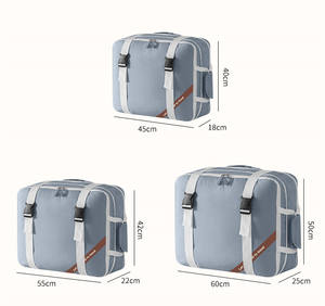 กระเป๋าซิปใส่เครื่องสำอางในครัวเรือนแบบพกพาความจุขนาดใหญ่เป็นมิตรต่อสิ่งแวดล้อมทันสมัย - Product Image 6