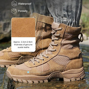 TG21 Venta al por mayor de cuero Anti Terciopelo suela pesada <span class=keywords><strong>Botas</strong></span> ligeras para senderismo y <span class=keywords><strong>montaña</strong></span> zapatos de entrenamiento de trabajo <span class=keywords><strong>botas</strong></span> de seguridad para hombres - Product Image 4