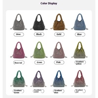 Sac seau de luxe pour enfants orné de diamants étincelants, sac à main haut de gamme pour propriétaires de boutiques