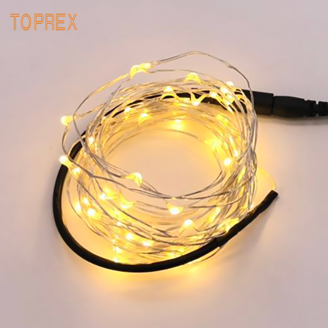 ToprexDecor LED Copper Wire String Fairy Lights High Water Resistance IP44 for Christmas Holiday Decorations Hot Sale