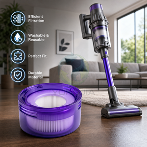 En Stock, Entrega Rápida, SuzhouYJ, Accesorios para Aspiradora <span class=keywords><strong>Dyson</strong></span> V8 Focus, Colector de Polvo para <span class=keywords><strong>Colchones</strong></span>, Aspiradora Eléctrica Reutilizable con Filtro HEPA - Product Image 2
