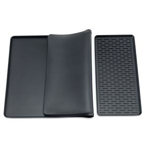 Abnehmbares Silikon-Kaffeemaschinen-Matten-Set, Unterteilte Design-Unterlage, Hitzebeständig, Verschiedene Größen für Espressomaschinen - Product Image 4