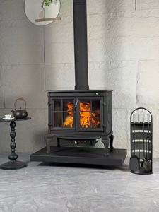 Poêle à <span class=keywords><strong>bois</strong></span> en <span class=keywords><strong>fonte</strong></span> PANSEE, design traditionnel, chauffage et décoration, installation autonome, garantie 5 ans, modèle LS710 - Product Image 3