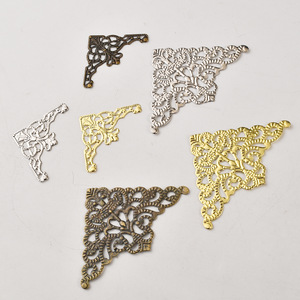 Alloy Decorative Corner Protectors Fancy Metal <b>Bracket</b> For Box Packaging Hardware Accessories Durable Corner Stickers - Product Image 4