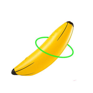 Nicro 9 piezas despedida de soltera niñas salir por la noche para jugar engrosado PVC gigante inflable Banana <span class=keywords><strong>Ring</strong></span> Toss despedida de soltera Prop juegos de juguete - Product Image 1