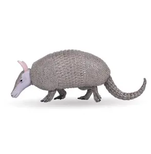 Gefährdete Tierwelt Exquisite feste Kinderspiel zeug gepanzerte Ratte Harz Tiers kulptur Simulation außerhalb Armadillo Garden Statue