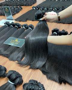 LISTO PARA ENVIAR 100% Extensiones de cabello rizado birmano vapor humano vietnamita al por mayor mejor calidad de gran proveedor - Product Image 6