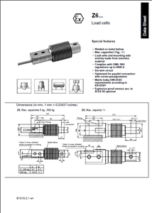 बेल्ट स्केल के लिए जर्मन Z6FD1-100kg वजन सेंसर - Product Image 5