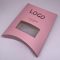 Chine Manufacturer — coffret rigide noir pour perruque, Logo personnalisé de luxe, carton en papier, boîte d'emballage pour Extension de cheveux, avec fenêtre en PVC, livraison gratuite