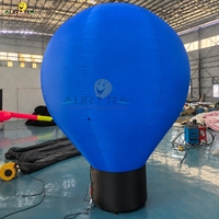 Ballon publicitaire gonflable en tissu Oxford avec logos personnalisés pour événements professionnels et campagnes promotionnelles