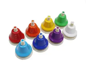 Eight tone according to the bell multiple packaging Orff percussion instruments multi-color according to the bell ring