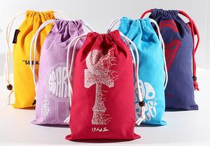 Bolsas de Compras de Lona con Logotipo Personalizado, Ecológicas, Reutilizables, Plegables, Coloridas, con Cordón, para Regalos y Cosméticos - Product Image 4