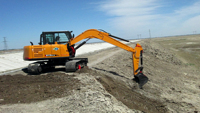 Kualitas baik 15.5ton crawler excavator SY155U(T4f)