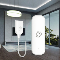 Détecteur de niveau sonore intelligent Wi-Fi, capteur de fuite d'eau et d'inondation, en matériau PC, avec batterie et surveillance à distance, alarme de fuite d'eau