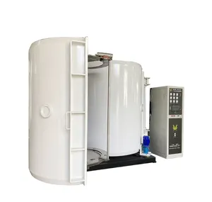 Bagian plastik aluminizing vakum evaporator mesin pelapis metalisasi dengan pompa difusi buatan rumah
