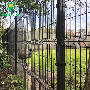 Clôture en treillis soudé galvanisé 3D, maille triangulaire, clôture 3D - Product Image 4