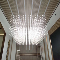 Nouveau produit, luminaire de décoration intérieure, salle d'exposition, salle de bal, hôtel, lustre LED moderne personnalisé