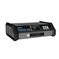 TOPDON T120A 12V 120A chargeur de batterie à tension de courant réglable chargeur de batterie de voiture à tension de plomb au Lithium pour voiture